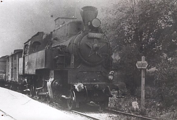 Parní lokomotivy řady 423 kralovaly nákladnímu provozu na lokálce již od roku 1933, ovšem jediná jejich známá historická fotografie pochází až z let šedesátých. Vidíme na ní stroj 423.0120 v čele nákladního vlaku ve stanice Kokašice.