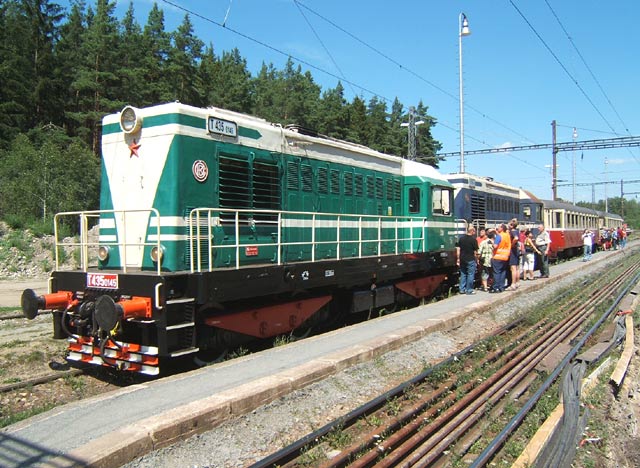 Oba dva Hektoři se zvláštním vlakem v Pňovanech.