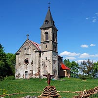 Hrad Švamberk a kostel Máří Magdaleny.
